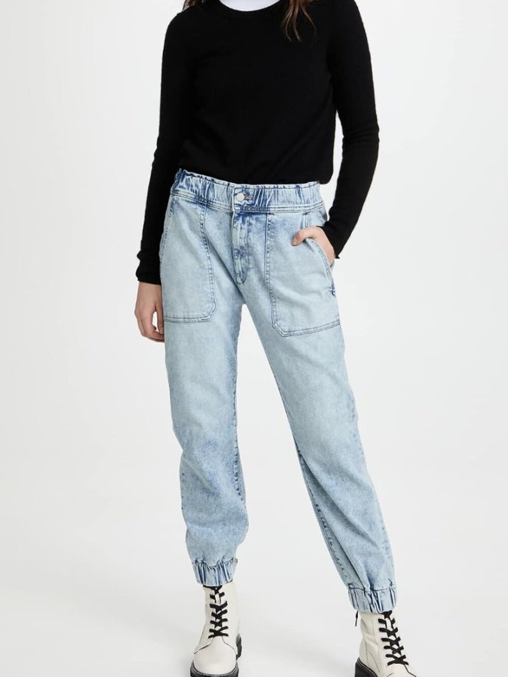 DL1961 Laura Super Light High Rise Jogger Jeans